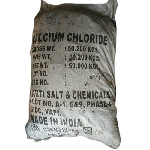 Calcium Chloride white crystalline solid for industrial use