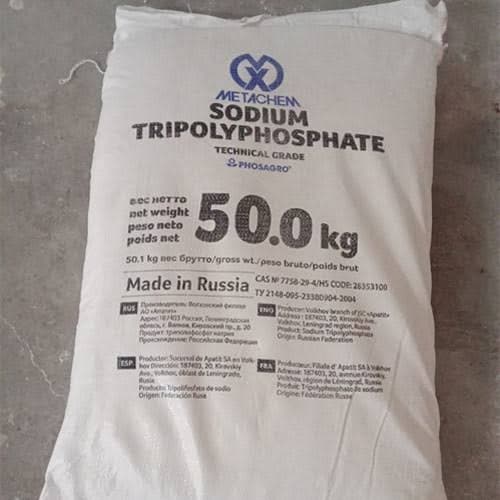 Sodium Tripolyphosphate Technical Grade 50 kg bag by Metachem